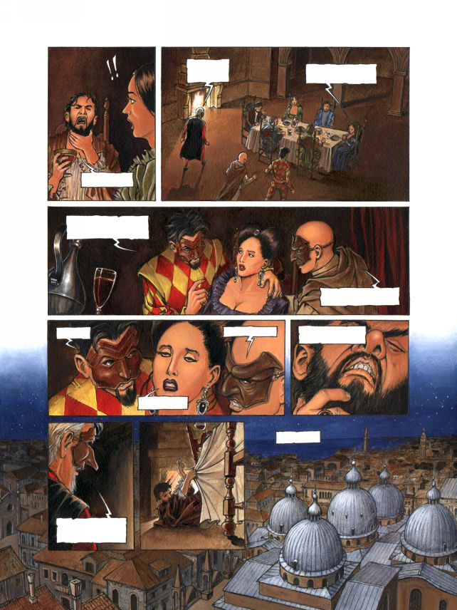 Les Passants du Clair de Lune - story board